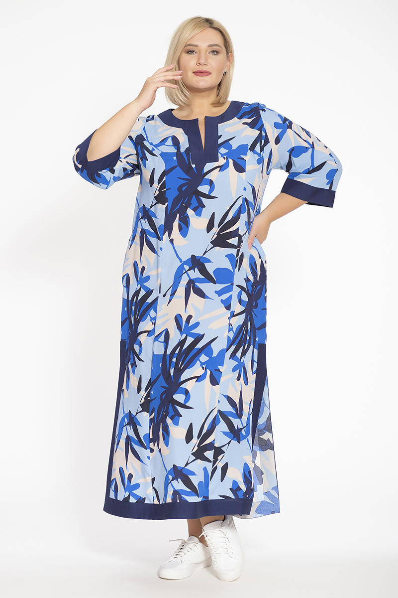 Платье 259-36-28М голубое Египет